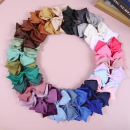 5pcs Cute Grosgrain Ribbon Hair Bows Clips for Girls Cute Hair Clips 30 Colors Hair Bows Barrettes Clips Kids Hair Accessories