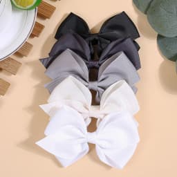 5pcs Cute Grosgrain Ribbon Hair Bows Clips for Girls Cute Hair Clips 30 Colors Hair Bows Barrettes Clips Kids Hair Accessories