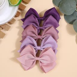 5pcs Cute Grosgrain Ribbon Hair Bows Clips for Girls Cute Hair Clips 30 Colors Hair Bows Barrettes Clips Kids Hair Accessories