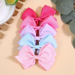 5pcs Cute Grosgrain Ribbon Hair Bows Clips for Girls Cute Hair Clips 30 Colors Hair Bows Barrettes Clips Kids Hair Accessories