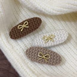 Retro Woolen Braided Bow Hair Clips Autumn/winter Solid Color HairPins Bangs Clip for Woman Girls Sweet Cute Barrettes Headdress