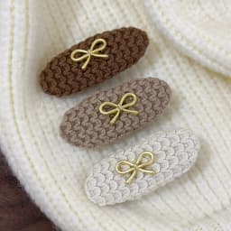 Retro Woolen Braided Bow Hair Clips Autumn/winter Solid Color HairPins Bangs Clip for Woman Girls Sweet Cute Barrettes Headdress