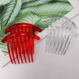 2/8 PCS 7 Teeth PC Material Plastic Hair Combs Headdress Comb with Teeth Insert Comb Lady Hair Accessories