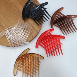 2/8 PCS 7 Teeth PC Material Plastic Hair Combs Headdress Comb with Teeth Insert Comb Lady Hair Accessories