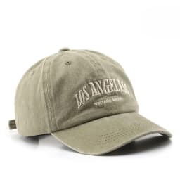 BaseballCap Female Spring and Autumn Korean Version Shows Face Small Ins Tide Denim Washed Letter Cap Male Comfortable Versatile
