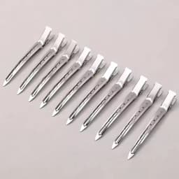 Woman Silver Hair Clips Metal Hairdressing Sectioning Clip Clamps Barber Hair Cut Use Styling Tools Hair Root Fluffy Hairpin
