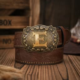 1pc Western Cowboy Style Belt - Suitable for Both Men and Women. Western Buckle PU Embossed Belt. Unique and Retro Design