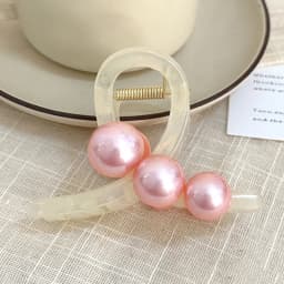 Korea Pearls Cross Hair Claws Crabs For Women Girls Sweet Hair Ornament Barrettes Hair Clips Hairpin Fashion Hair Accessories