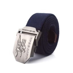 Men Army Military Canvas Belt Vintage NAVY SEAL Metal Buckle Luxury Jeans Belt Army Tactical Belts for Women Strap Male