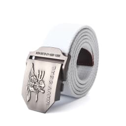 Men Army Military Canvas Belt Vintage NAVY SEAL Metal Buckle Luxury Jeans Belt Army Tactical Belts for Women Strap Male