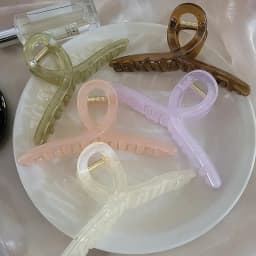 13CM Oversized Claw Clips For Thick Hair Women Geometric Shark Clip Versatile Minimalist Hair Clip Claws 、Girls Hair Accessories