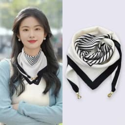2025 Hot Magnetic Triangle Neck Protection Scarf For Women Cotton Linen Scarf High-end Neck Scarf Keep Warm High Quality