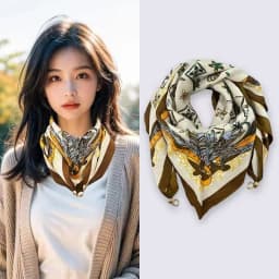 2025 Hot Magnetic Triangle Neck Protection Scarf For Women Cotton Linen Scarf High-end Neck Scarf Keep Warm High Quality