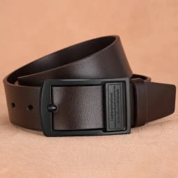Leather Men's Belt Fashion Metal Alloy Pin Buckle Adult Luxury Brand Jeans Business Casual Waist Male Strap Brand
