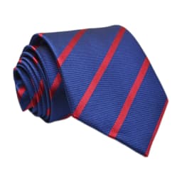 Cos ZOO Nick Wilde Cosplay Costume Fox Nick Wilde Cosplay Tie Halloween Classic Stripe Red Blue Accessories Gift For Man