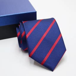 Cos ZOO Nick Wilde Cosplay Costume Fox Nick Wilde Cosplay Tie Halloween Classic Stripe Red Blue Accessories Gift For Man