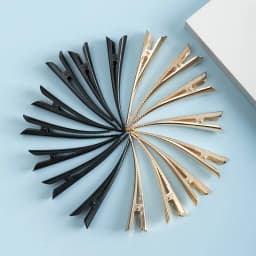1PC Simple and New Style Eagle-beak-shaped Brushed Metal Hair Clip, Duckbill Clip, Single-bar Clip, Bangs Clip, Hair Ornament