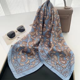 Head Scarf For Women Luxury Square Scarf Bandanna Spring/Summer Headband Hair Scarf Soft Stain Neckerchief For Dress Up You Look