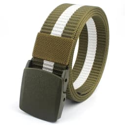 Men's Tactical Military Outdoor Combat Nylon Canvas Belt Buckle Strap Waistband