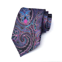 Luxury 8CM Mens Necktie Purple Color Stripes Floral Plaid Solid Dot Ties For Man Groom Neck Tie For Business Wedding Party