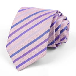 Luxury 8CM Mens Necktie Purple Color Stripes Floral Plaid Solid Dot Ties For Man Groom Neck Tie For Business Wedding Party