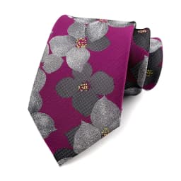 Luxury 8CM Mens Necktie Purple Color Stripes Floral Plaid Solid Dot Ties For Man Groom Neck Tie For Business Wedding Party