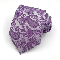 Luxury 8CM Mens Necktie Purple Color Stripes Floral Plaid Solid Dot Ties For Man Groom Neck Tie For Business Wedding Party