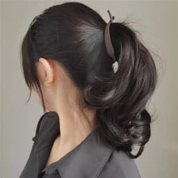 2PCS Matte Hair Clamps, Black & Brown Banana - Shaped Clips, Trendy Hair Accessories for Women's Chic Updos