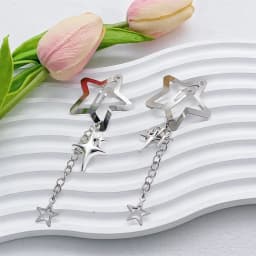 Star Hair Clips Cute Y2k Women's Accessories Durable Metal Glitter Snap Clips Hair Clips Star Bangs Clips Side Clips