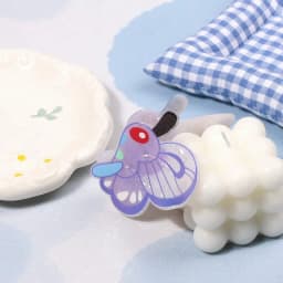 Pocket Monsters Butterfly Hair Claw Clips Cartoon Anime Design for Women & Girls Valentine Gift