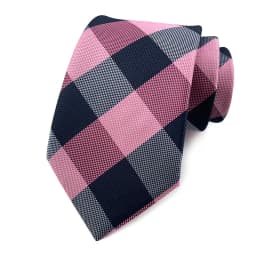 50 Colors Luxury 8CM Mens Necktie Pink Color Stripes Floral Plaid Solid Ties For Man Groom Neck Tie For Business Wedding Party