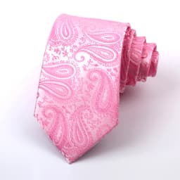 50 Colors Luxury 8CM Mens Necktie Pink Color Stripes Floral Plaid Solid Ties For Man Groom Neck Tie For Business Wedding Party