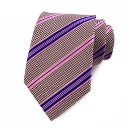 50 Colors Luxury 8CM Mens Necktie Pink Color Stripes Floral Plaid Solid Ties For Man Groom Neck Tie For Business Wedding Party