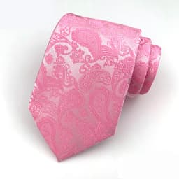 50 Colors Luxury 8CM Mens Necktie Pink Color Stripes Floral Plaid Solid Ties For Man Groom Neck Tie For Business Wedding Party