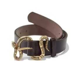 Celebrity Snake Buckle Women's Belt for Simple Pants and Dress