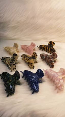 Vintage Acetate Leopard Print Acrylic Hairpins Hair Clip Crab Hair Claws For Women Girl Hair Accessories Headdress Party Gifts