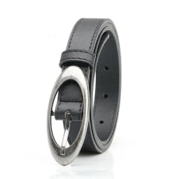 Vintage Women Fashion PU Leather Waist Belt Vintage Y2K Gothic Buckle Metal Strap Jeans Trouser Dress Waistband Fashion AB006