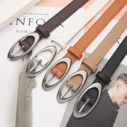 Vintage Women Fashion PU Leather Waist Belt Vintage Y2K Gothic Buckle Metal Strap Jeans Trouser Dress Waistband Fashion AB006
