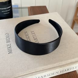 Fashion Wide Satin Silk Hairbands Women Bright Solid Color Headbands High Quality Sweet Headwraps Non-slip Hair Hoops Headwear