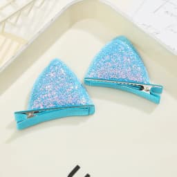 New Candy Colour Girls Hair Clips Cute Hundred Princess Cat Ears Duckbill Clip Cartoon Barrettes Headdress Hair Accessories