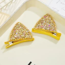 New Candy Colour Girls Hair Clips Cute Hundred Princess Cat Ears Duckbill Clip Cartoon Barrettes Headdress Hair Accessories