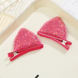 New Candy Colour Girls Hair Clips Cute Hundred Princess Cat Ears Duckbill Clip Cartoon Barrettes Headdress Hair Accessories