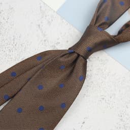 2025 New Arrival Brown Necktie Men Business Formal Striped Cartoon Neck Ties 8cm White Green Polka Dot Tie Tuxedo Wedding Cravat