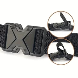 2PC Men Belt Army Outdoor Hunting Tactical Outdoor Mountaineering Multifunctional Tactical Nylon Canvas Woven Trouser Belt