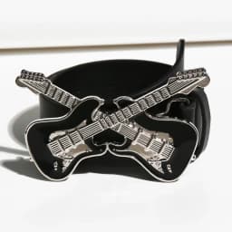 Men's Belt Bohemian Style Gothic guitar Bucket Rock and roll Women's Belt Jeans Belt Female Punk Rock Sexpot Y2K Waistband Male