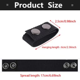Multi Functional Tactical Belt Double Nylon Buckle Portable Belts Accessory Equipment Outdoor Sports Accessory Fixed Buckle