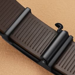 New Fashion Men's Belt Toothless Automatic Buckle Belt Alloy Letter Button for Business Fashion High Quality Men's Strap