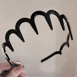 Korean Women Hair Comb Non-Slip Headband Plastic U Shape Hairs Hoops Fixed Teeth Fluffy Top Hair Bands Headwear Hair Accessories