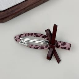 Sexy Pink Leopard Print Headband Hairclips Scrunchies High Quality Pink Purple PU Leather Leopard Hair Ties Barrettes Hair Claws