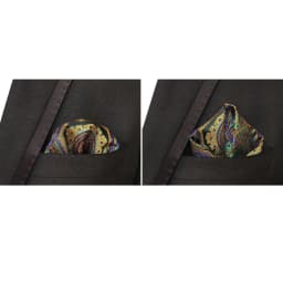 46 Colors Men's Handkerchief Floral Paisley Dot Hankies Hanky Business Pocket Square Chest Towel 25*25CM